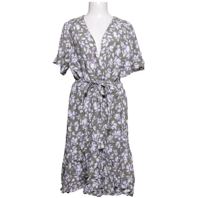 Robe portefeuille (Vert, Violet, Blanc) de WE Fashion Viscose