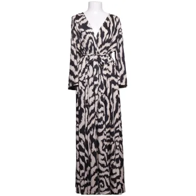 Klänning (Svart, Vit, Flerfärgad) från Ellos Elastan, Polyester