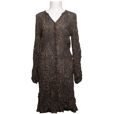 Kjole (Sort, Brun, Grøn) fra Pulz Polyester, Viscose
