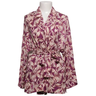 Blouse (Violet, Beige) de Mango Suit