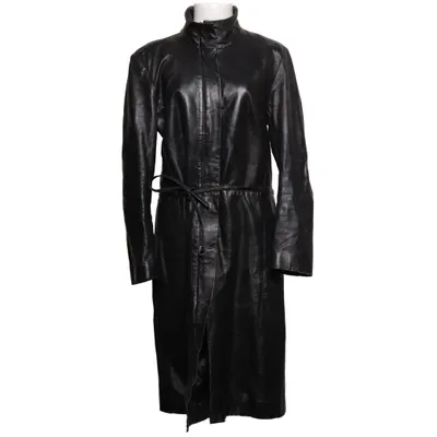 Læderfrakke (Sort) fra Leather Legend Læder, Polyester
