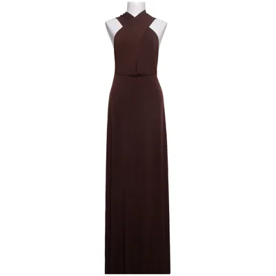 Robe longue (Marron) de About You Élasthane, Polyester