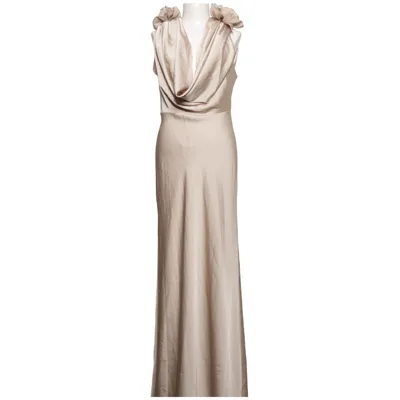 Maxi dress (Beige) from Fashion Nova Polyester