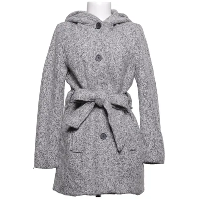Coat (Gray) from Jean Pascale Polyester, Viscose, Wool