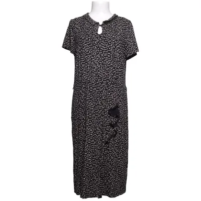 Jurk (Zwart, Wit) van King Louie Elastaan, Viscose