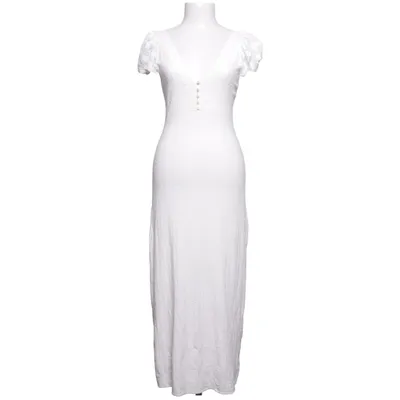 Maxikjole (Hvid) fra La Maille Sézane Polyester, Viscose