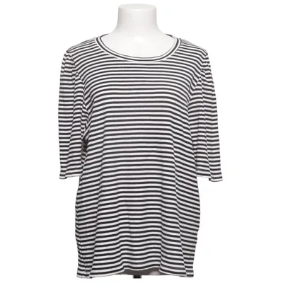 T-shirt (Noir, Blanc) de Norah Coton, Élasthane, Viscose