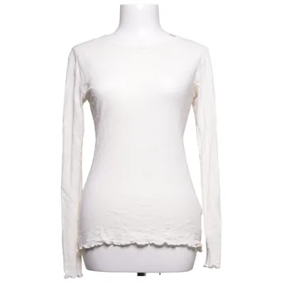 T-shirt à manches longues (Beige) de Dilling Laine de mouton, Soie