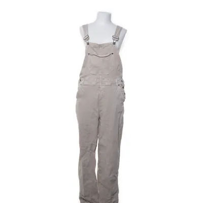 Hängselbyxor (Beige) från &Denim by H&M Bomull, Elastan