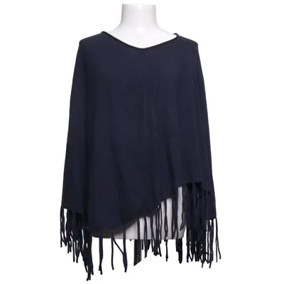 Poncho (Blue) from Extra Me Polyamide, Polyester, Viscose