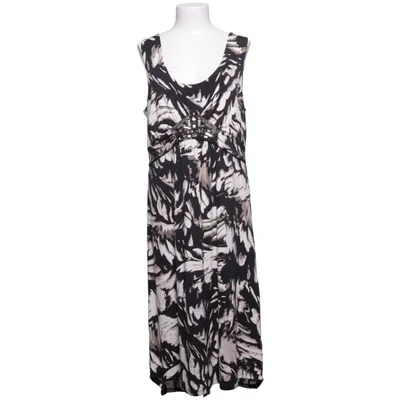 Maxi jurk (Zwart, Wit, Meerkleurig) van Chic Elastaan, Polyester