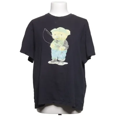 T-shirt (Zwart) van Walk Katoen
