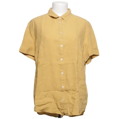 Short sleeve shirt (Yellow) from Marc O'Polo Cotton, Linen