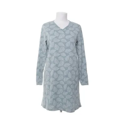 Nightgown (Green, White) from Queentex Cotton