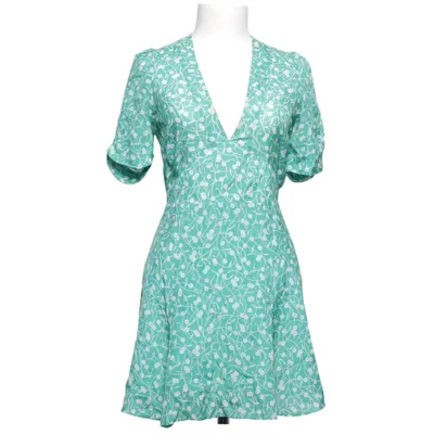 Dress (Green, White) from Réalisation Silk