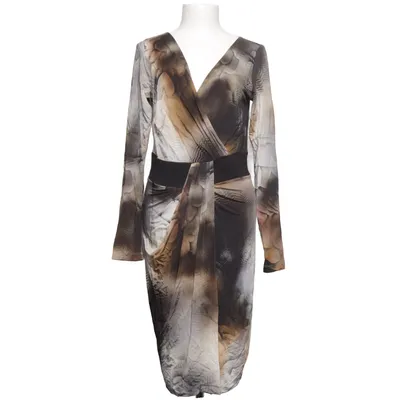 Dress (Gray, Brown, Multicolored) from Piú & Piú Elastane, Viscose