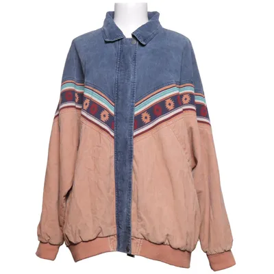 Bomberjakke (Blå, Beige, Flerfarvet) fra Roxy Bomuld, Polyester