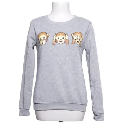 Sweatshirt (Grijs) van Ziranmei
