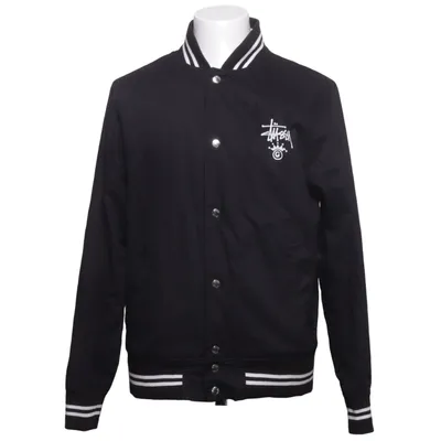 Collegejacka (Svart, Vit) från Stüssy Bomull, Polyester