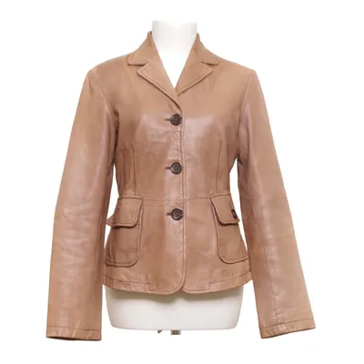 Blazer en cuir (Marron) de Marc O'Polo Acétate, Cuir, Polyester, Viscose
