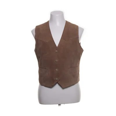 Läderväst (Brun) från Miller Co. Mocka