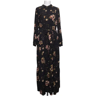 Wrap dress (Black, Yellow) from Refka Polyester