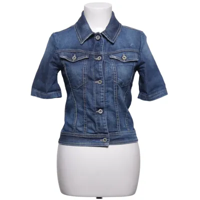 Denim jacket (Blue) from Please Cotton, Elastane
