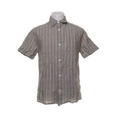 Kortärmad skjorta (Grå, Vit) från Brixtol Textiles Bomull, Linne