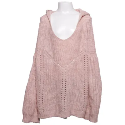 Capuchon sweater (Roze) van Heart Kiss Acryl, Polyamide, Viscose, Wol
