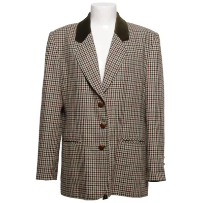 Kavaj (Brun, Beige) från DAKS London Polyester, Ull