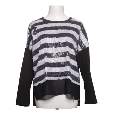 Top (Zwart, Zilver) van Maryley Katoen, Elastaan, Polyester