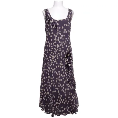 Kjole (Lilla, Beige) fra Fenn Wright Manson Acetat, Silke