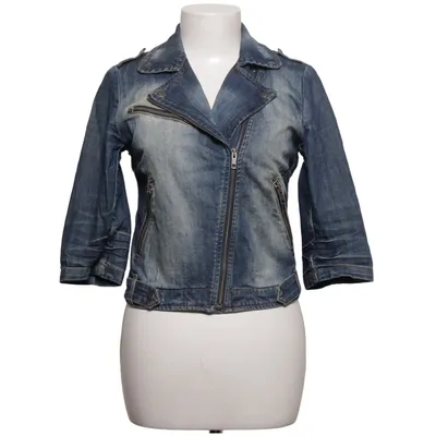 Denim jacket (Blue) from Zara Woman Cotton, Elastane