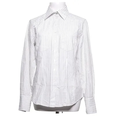 Skjorte (Hvid, Sort) fra The Shirt Factory Bomuld