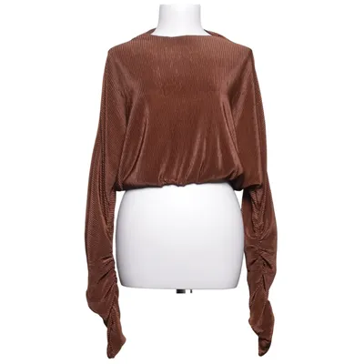 Crop top (Brown) from Bianca x Nelly Polyester