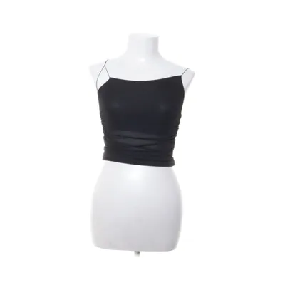 Crop top (Svart) från Zara Elastan, Polyester