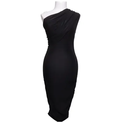 Jurk (Zwart) van Honor Gold Elastaan, Polyester