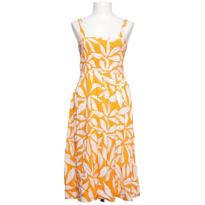 Maxi jurk (Geel, Wit) van Up2Fashion Viscose