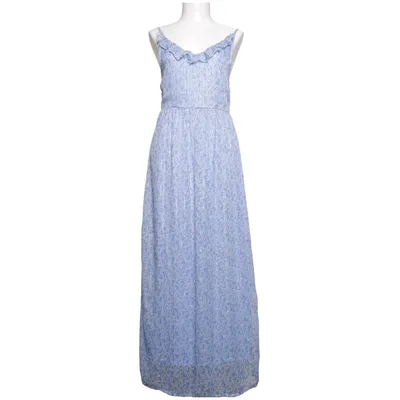 Robe longue (Bleu) de Vero Moda Fibre métallique, Polyester