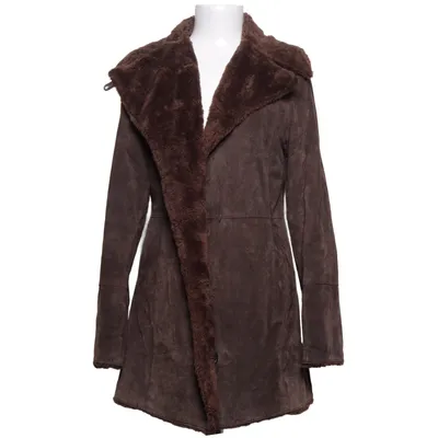 Shearlingjacka (Brun) från Lindex Skinn, Polyester