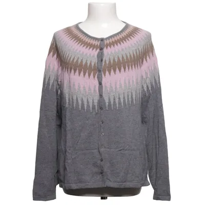 Cardigan (Grijs, Roze, Bruin) van Mansted Katoen, Merinowol