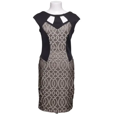 Dress (Black, Beige) from Jax Cotton, Elastane, Polyamide, Polyester
