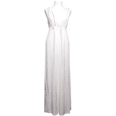 Robe longue (Blanc, Marron) de FAV