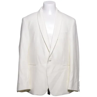 Smokingkavaj (Vit) från Dobell Polyester, Viskos