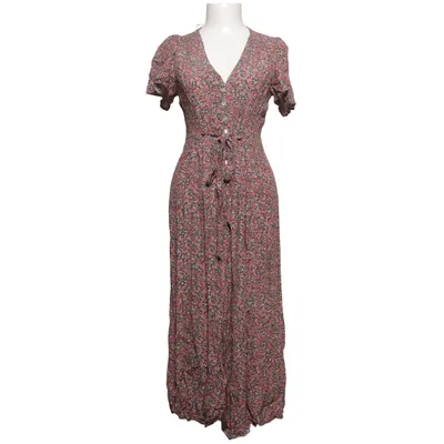 Maxikleid (Schwarz, Rot, Pink) von Oysho Viskose