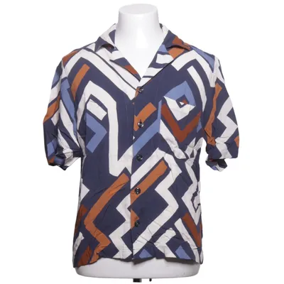 Kortärmad skjorta (Blå, Brun, Vit, Flerfärgad) från Oscar Jacobson Viskos