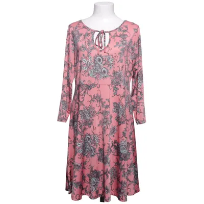 Klänning (Rosa, Flerfärgad) från Happy Holly Elastan, Polyester