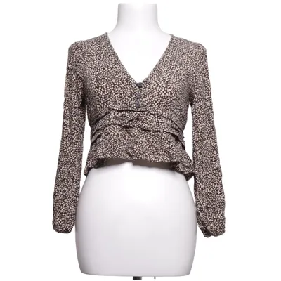 Blouse (Noir, Beige) de Pull & Bear Viscose