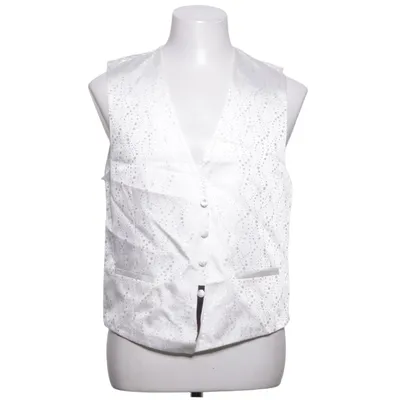 Suit vest (White) from Wilvorst Acetate, Polyester, Viscose