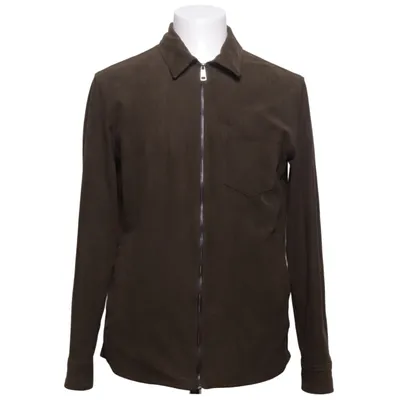 Jakke (Grøn) fra H&M Man Polyester, Elastan